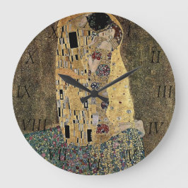 Relógio Grande O beijo de Gustavo Klimt (cerca de 1908)