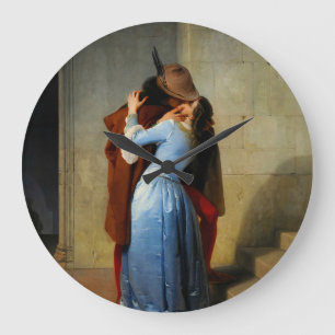 Relógio Grande O Beijo Francesco Hayez