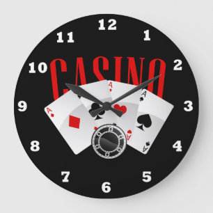 Relógio Grande O casino bonito carda o pulso de disparo da