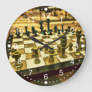Relógio Grande O conselho de xadrez legal com loucos - e -