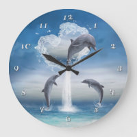 O Coração Dos Golfinhos Clock
