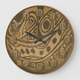 Relógio Grande O design de Inka cronometra para trás a bacia do