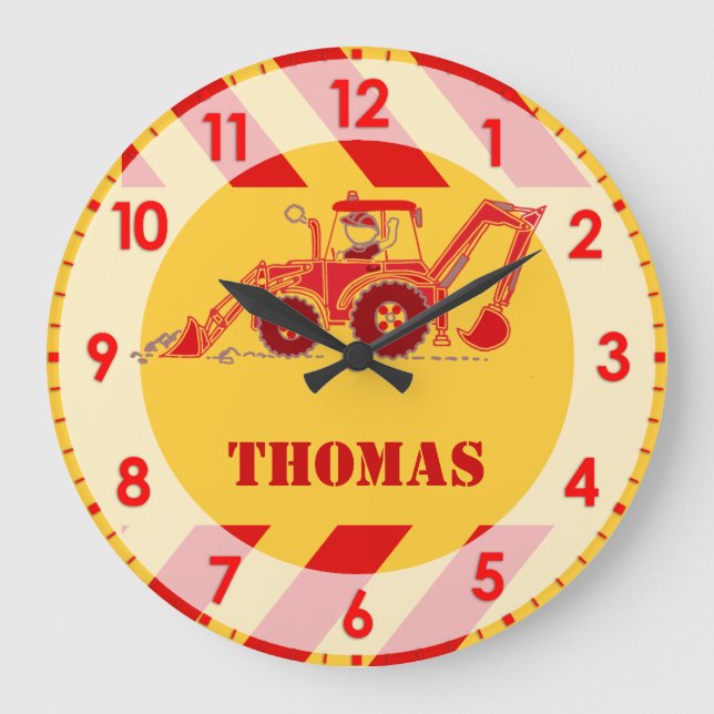 Relógio Grande O divertimento caçoa o pulso de disparo de parede (Frente)