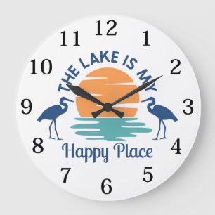 Relógio Grande O Lago É Meu Lugar Feliz