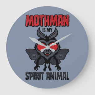 Relógio Grande O Mothman é Meu Animal Espiritual
