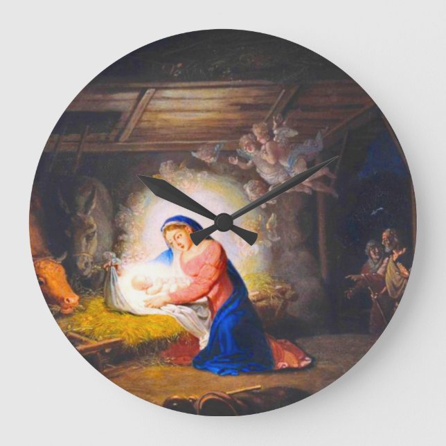 Relógio Grande O Nascimento de Cristo (Frente)