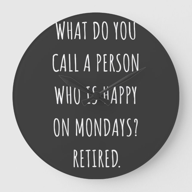 Relógio Grande O Que Você Chama De Uma Pessoa Que Está Feliz Na S (Frente)