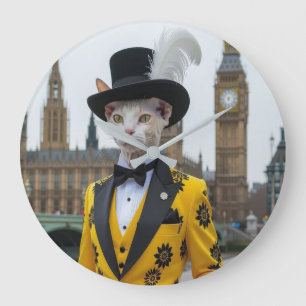 Relógio Grande O Regal Sphynx no seu traje violento no Parlamento