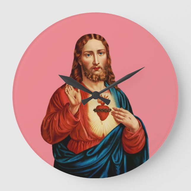 Relógio Grande O Sagrado Coração de Jesus (Frente)