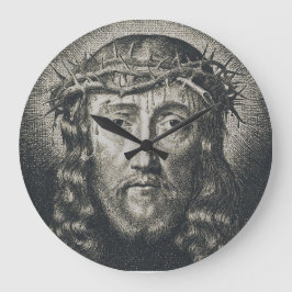 Relógio Grande O Santo Rosto coroado de espinhos