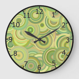 Relógio Grande O verde circunda a mistura
