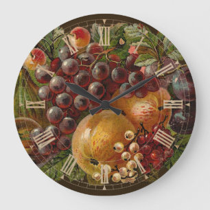 Relógio Grande O vintage frutifica o pulso de disparo romano da