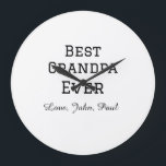 Relógio Grande O vovô nunca deu um nome simples para o avô<br><div class="desc">design</div>