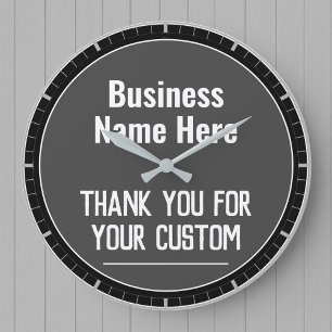 Relógio Grande Obrigado Pela Sua Compra Personalizada
