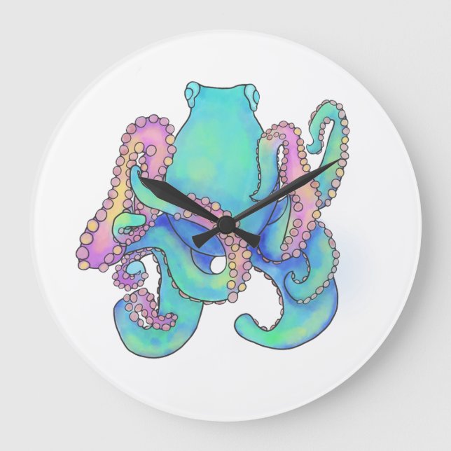 Relógio Grande Octopus (Frente)