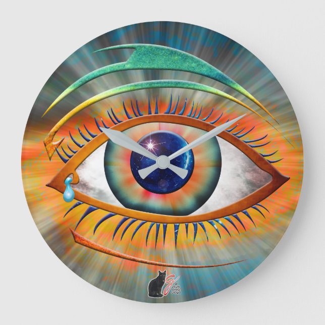 Relógio Grande Odin's Eye (Frente)