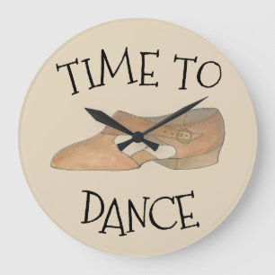 Relógio Grande Oferta do Time to Dance Tan Modern Lyrical Calçado