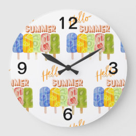 Relógio Grande oi, sorvete de verão