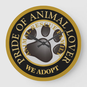 Relógio Grande Orgulho do Amante de os animais Premium Watch