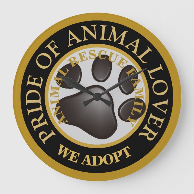 Relógio Grande Orgulho do Amante de os animais Premium Watch (Frente)