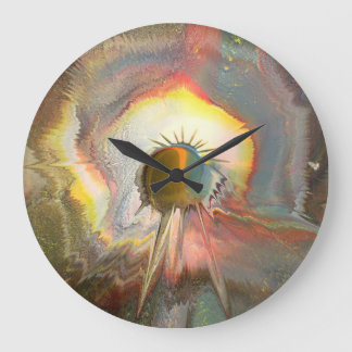Relógio Grande Original spin art