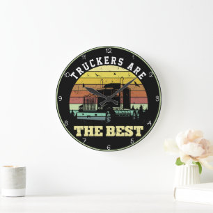 Relógio Grande Os Caminhoneiros São Os Melhores Pistas De Sol