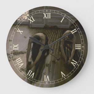 Relógio Grande Os Raspadores de Piso por Gustave Caillebotte