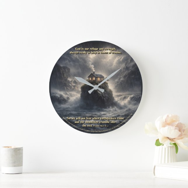 Relógio Grande Our refuge & strength (Lar)