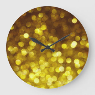 Relógio Grande Ouro: textura festiva de Natal.