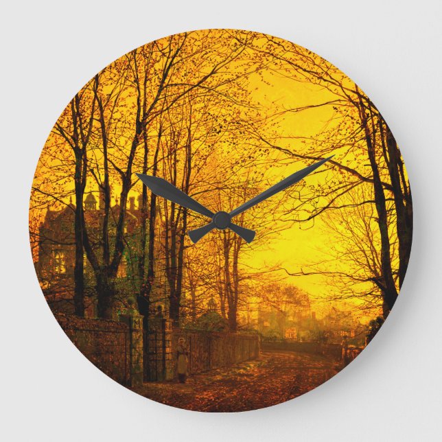 Relógio Grande Outubro depois John Atkinson Grimshaw (Frente)