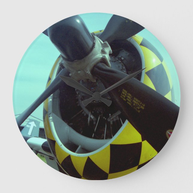 Relógio Grande P-47 Thunderbolt Wall Clock (Frente)