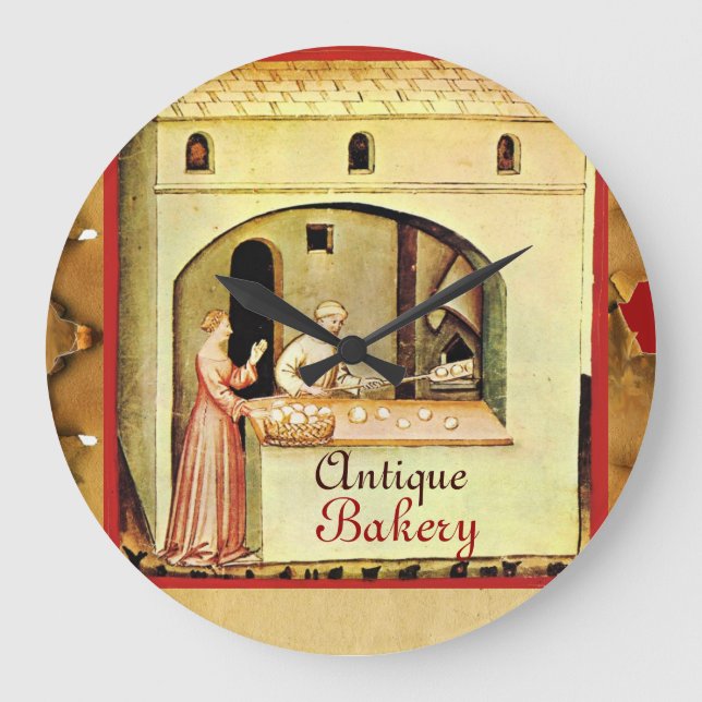 RELÓGIO GRANDE PADEIRO ANTIGO DO FORNO, LOJA DO PÃO DA PADARIA (Frente)