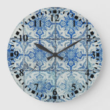 Padrão Antiquado de Azulejos Portugueses - Azulejo