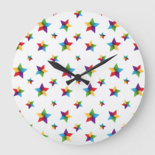 Relógio Grande Padrão de estrelas