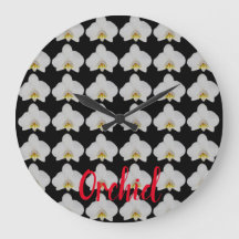 Padrão de flor de orquídea para jardineiros e flor