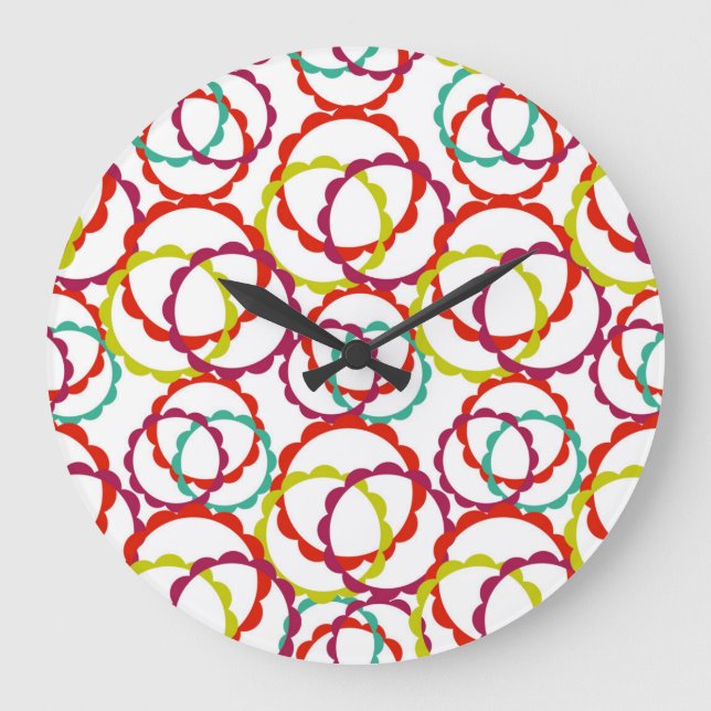 Relógio Grande Padrão de toque quente e brilhante (Frente)