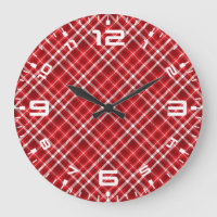 Padrão de Xadrez Vermelha Natal Design- 62667