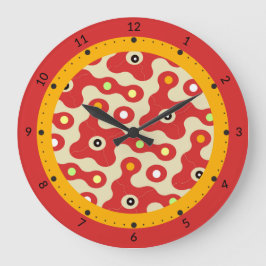 Relógio Grande Padrão geométrico