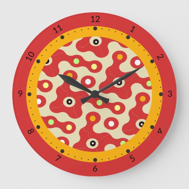 Relógio Grande Padrão geométrico (Frente)