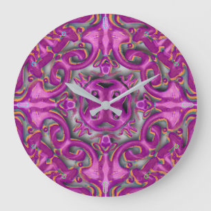 Relógio Grande Padrão simétrico (como azulejos)