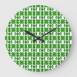 Relógio Grande Padrão Verde