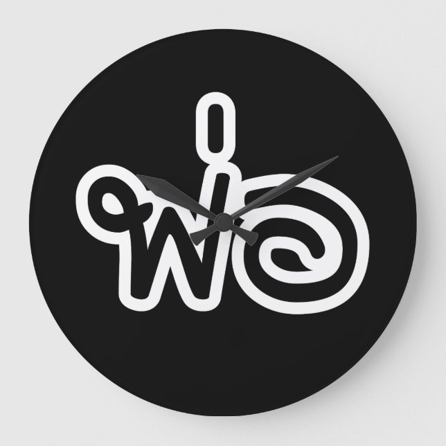 Relógio Grande Pai Tailandês - พ่ อ / Phaw - Script de Idioma Tai (Frente)