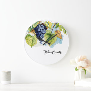 Relógio Grande País Vinho