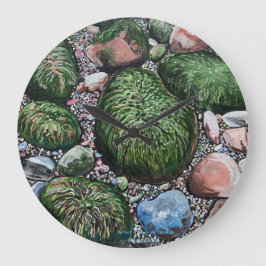 Relógio Grande Paisagem de Rochas de Praia de Saída