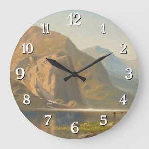 Relógio Grande Paisagem majestosa de Yosemite por Albert Bierstad