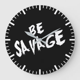 Relógio Grande Palavras Inspiracionais - Sejam Salvos - Motivação