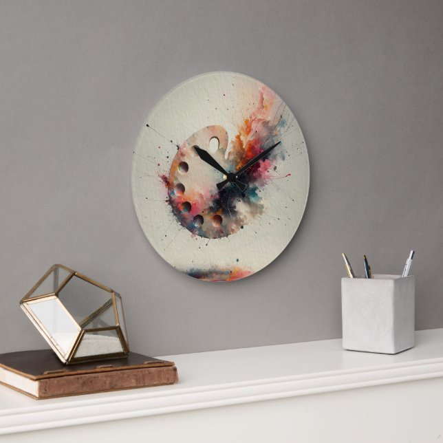 Relógio Grande Paleta da Criação (Escritório)