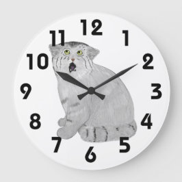 Relógio Grande Pallas Cat Clock