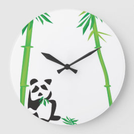 Relógio Grande Panda Clock