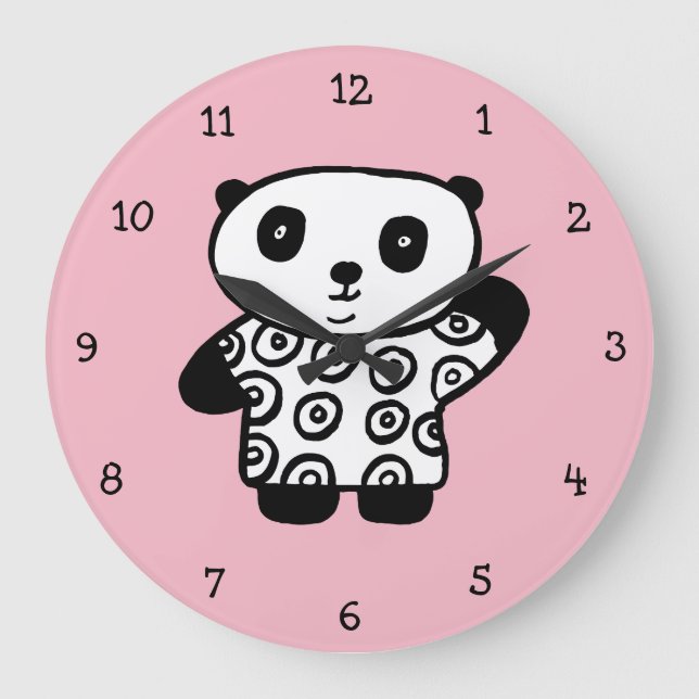 Relógio Grande Pandy o Panda (Frente)